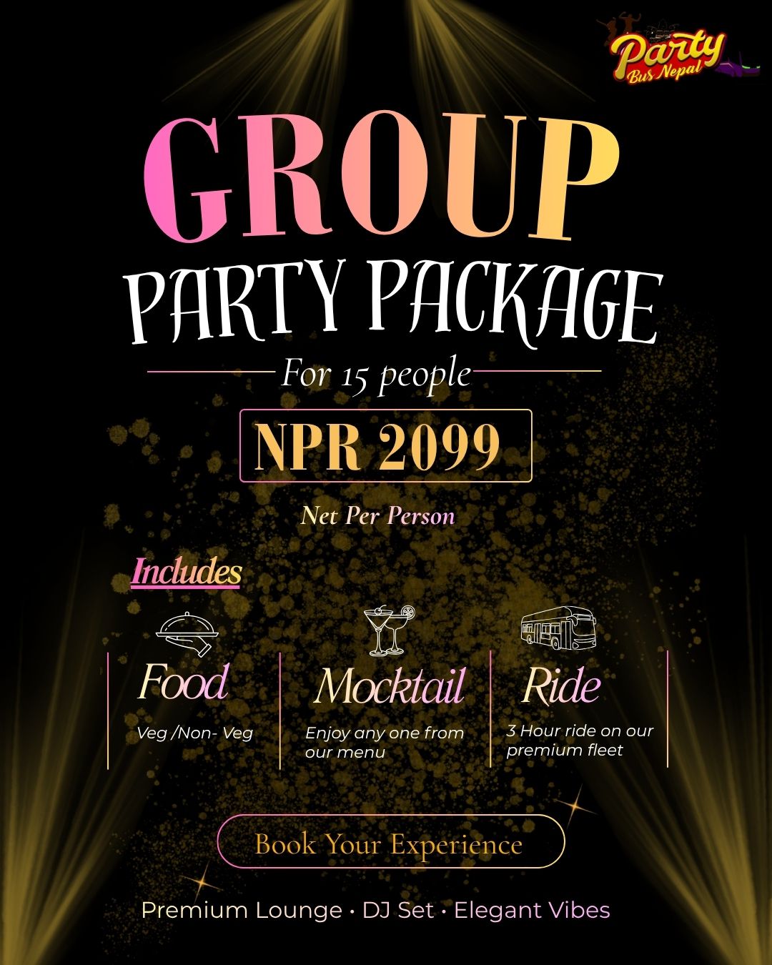 Group Package - 15 People
