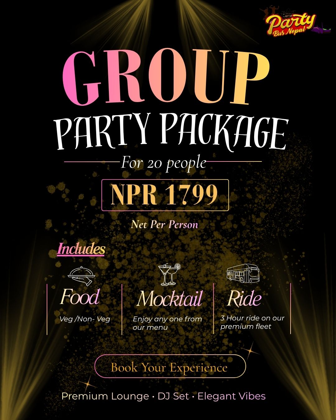 Group Package - 20 People
